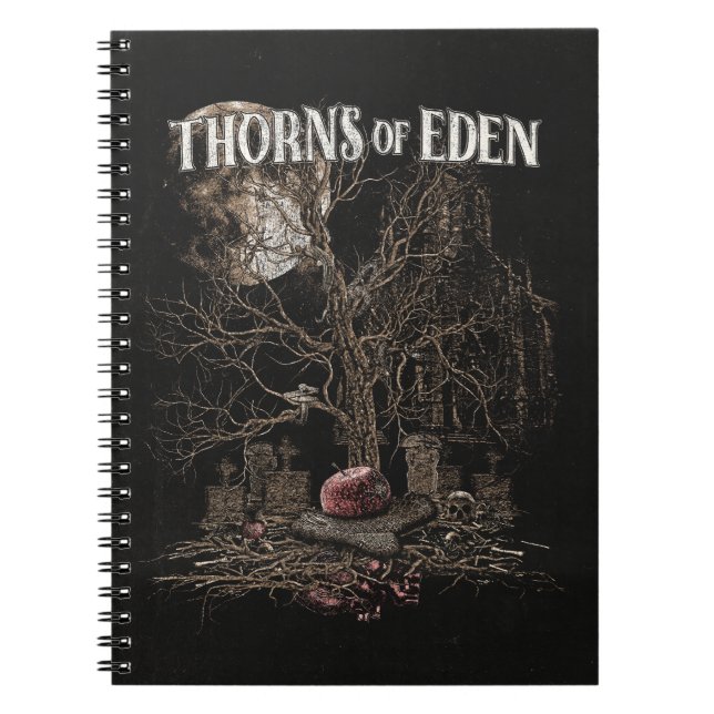 Thorns of Eden - Gothic Streetwear Design Notizblock (Vorderseite)