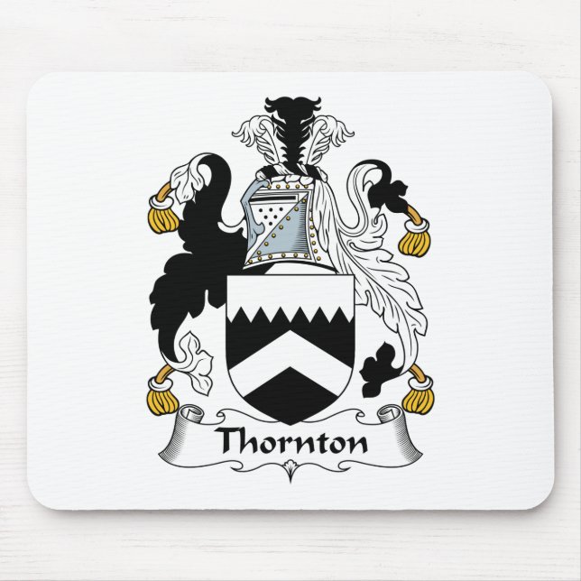 Thornton Familienwappen Mousepad (Vorne)