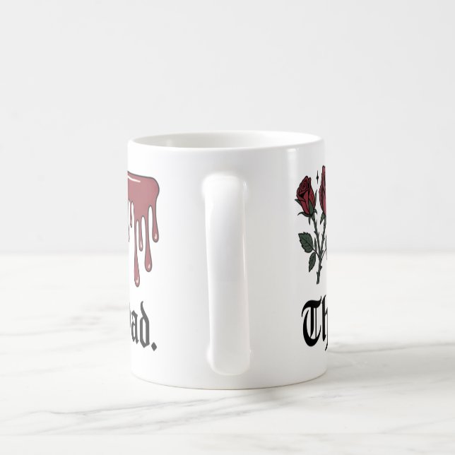 Thorny Subject Vater Tasse | Funny Gothic Botanica (Henkel)