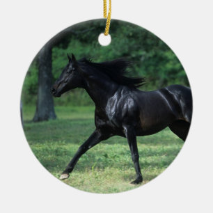 Thoroughbred-Betrieb Keramik Ornament