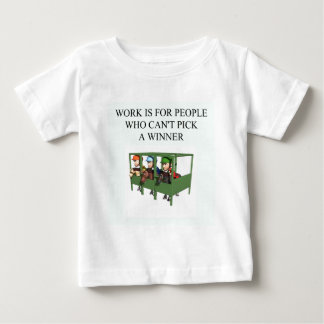 Thoroughbred, der Liebhaber läuft Baby T-shirt