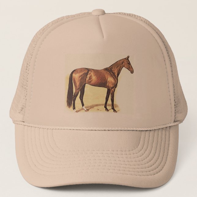 Thoroughbred-Hut Truckerkappe (Vorderseite)