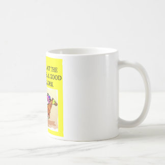 Thoroughbred-Pferderennen Kaffeetasse