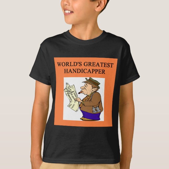 Thoroughbred-Pferderennen T-Shirt (Vorderseite)