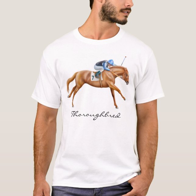 Thoroughbred-PferdeT - Shirt (Vorderseite)