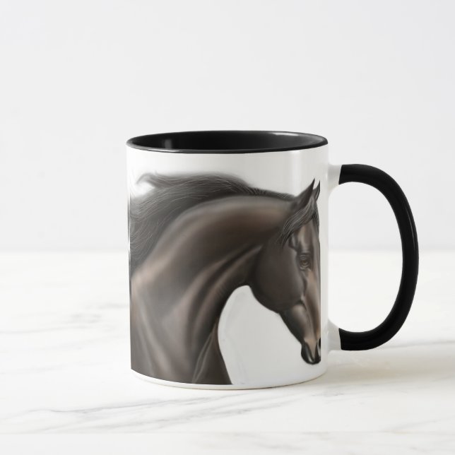 Thoroughbred-PferdeTasse Tasse (Rechts)