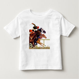 Thoroughbred-Rennen Kleinkind T-shirt