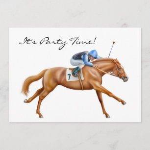 Thoroughbred-Rennpferd-Einladung Einladung