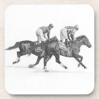 Thoroughbred-Rennpferd - Set von 6 Untersetzer
