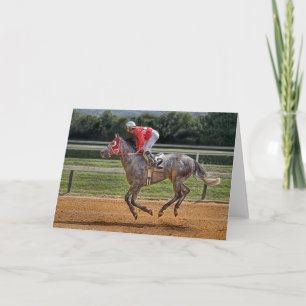 Thoroughbred "To The Winners Circle" Card Karte