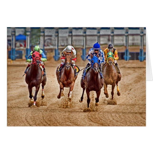 Thoroughbreds heraus das Tor (Vorderseite (Horizontal))
