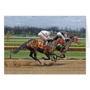 Thoroughbreds-nahe Rennen-Karte