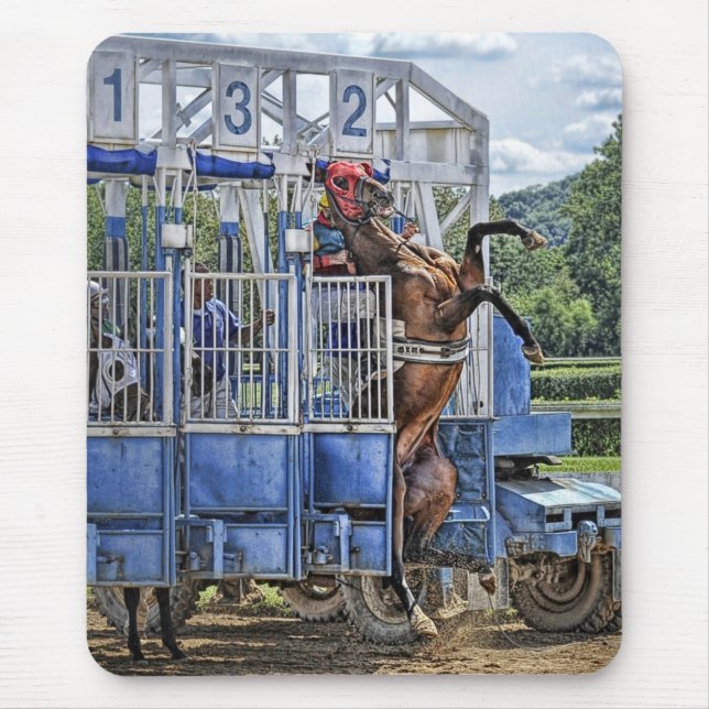 Thoroughbreds "riskantes Geschäft" Mousepad (Vorne)
