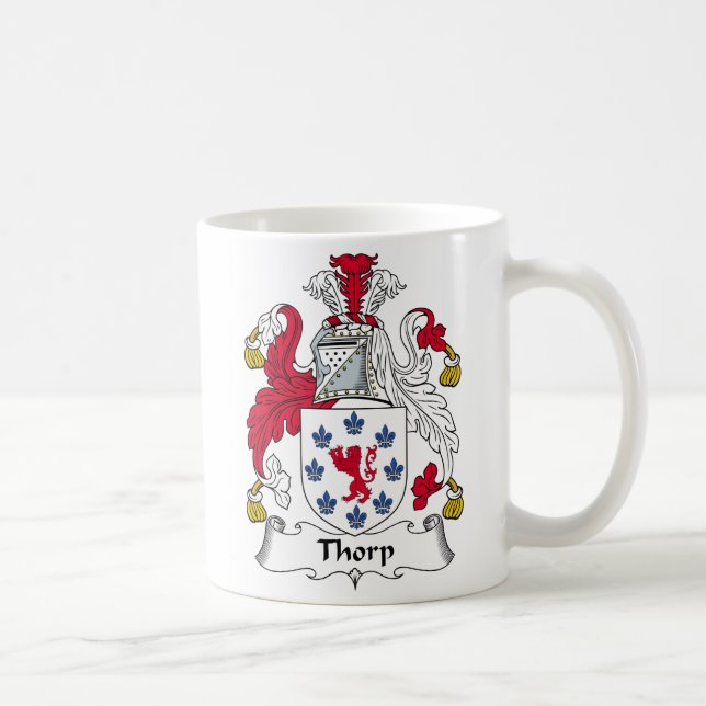 Thorp Familienwappen Tasse (Rechts)