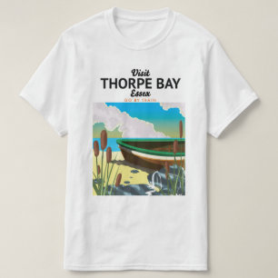Thorpe Bay Essex-Seebad-Reiseplakat. T-Shirt