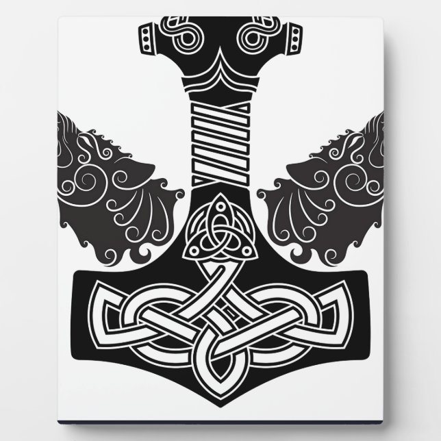 Thors Hammer Fotoplatte (Vorderseite)