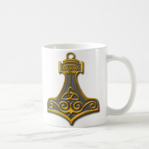 Thor's Hammer-gold Tasse