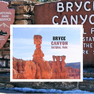 Thors Hammer Hoodoo Bryce Canyon National Park Postkarte