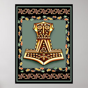 Thors-Hammer-Plakat-Druck Poster