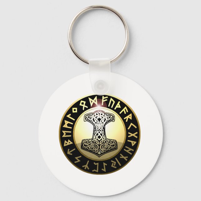 Thor's Hammer Schlüsselanhänger (Vorderseite)