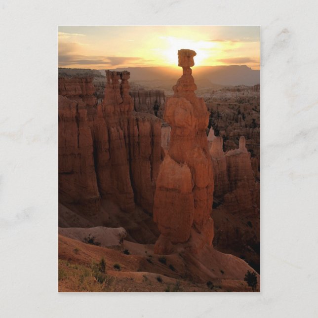 Thors Hammer Sunrise Postkarte (Vorderseite)