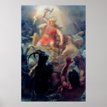 Thor's Kampf mit den Giants Mårten Winge