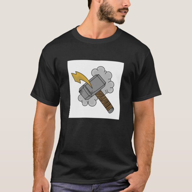 Thors mächtiger Hammer Classic T - Shirt (Vorderseite)