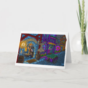 Thorsville Forge- Zeichnend - Grußkarte Karte