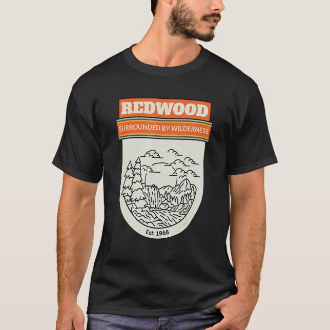 Those Huge Trees National Park California State So T-Shirt (Vorderseite)