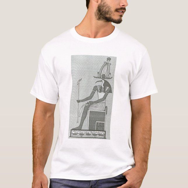 Thoth sitzt auf seinem Thron T-Shirt (Vorderseite)