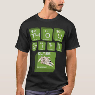 THOU SCI-FI-Raumschiff T-Shirt