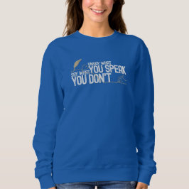 Thought-Provoking Crewneck Sweatshirt