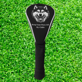 Thoughtful wolf Gift Golf Headcover