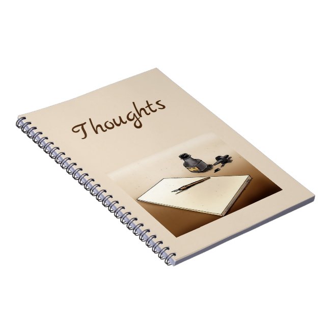 "Thoughts" SpiralNotebook Notizblock (Rechte Seite)
