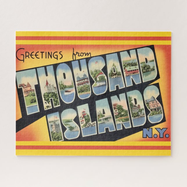  Thousand Islands NY 16x20  Puzzle (Horizontal)