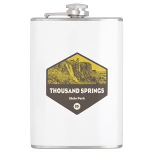 Thousand Springs Staat Park Idaho Flachmann