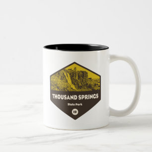 Thousand Springs Staat Park Idaho Zweifarbige Tasse