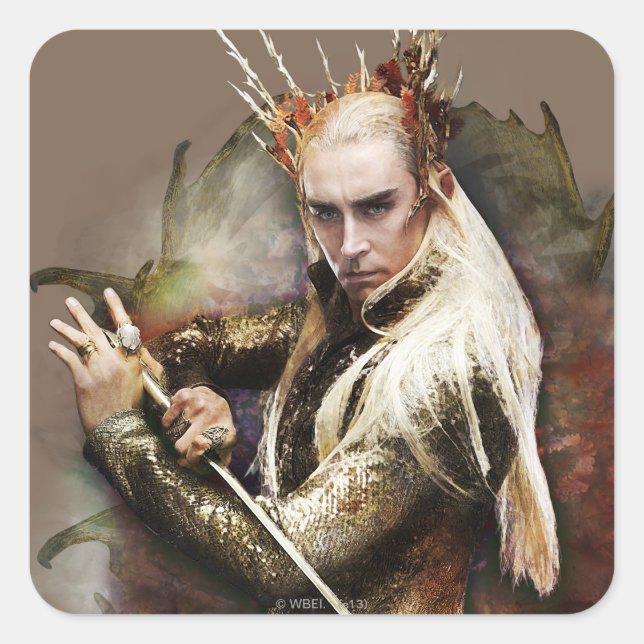 Thranduil Quadratischer Aufkleber (Vorderseite)