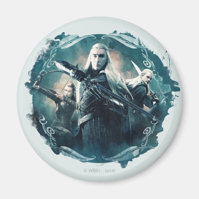 Thranduil, TAURIEL™, & LEGOLAS GREENLEAF™ Graphic Magnet (Vorne)