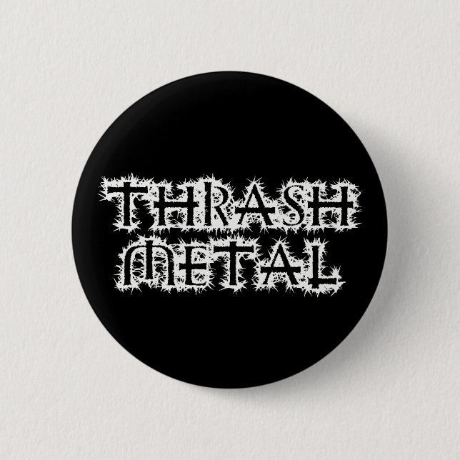 Thrash Metal Button (Vorderseite)