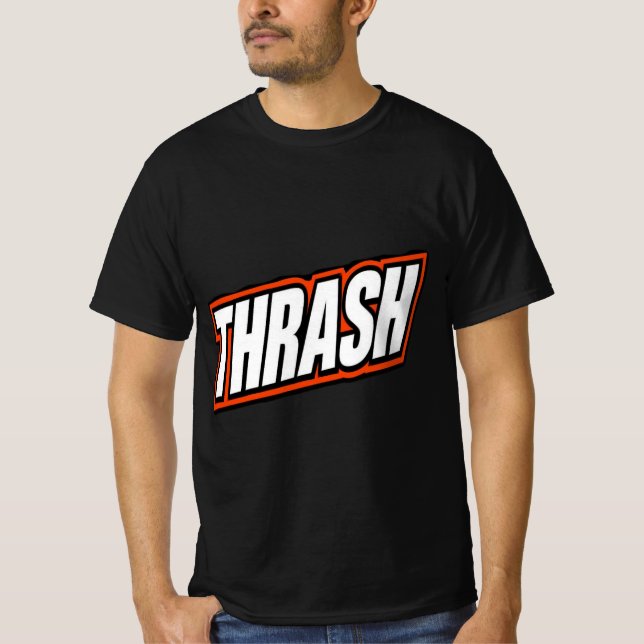 Thrash-T - Shirt - Inspiriertes Design aus Metall  (Vorderseite)