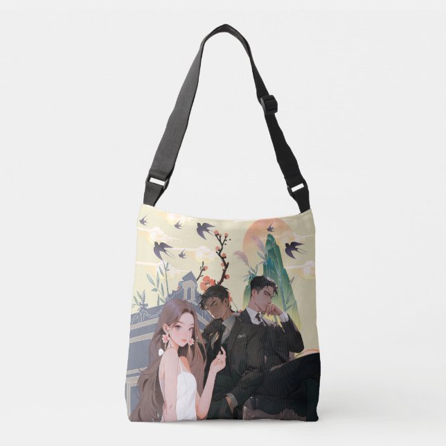 Thread Crossbody Bag Tragetaschen Mit Langen Trägern (Vorderseite)