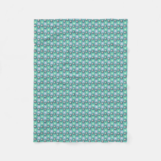 Thread für niedliche Aquamarine Muster-Fleece Fleecedecke (Vorderseite)