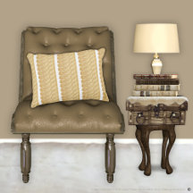 Thread of Gold Throw Kissen