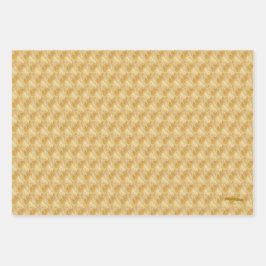 Thread of Gold Wrapping Paper Geschenkpapier Set