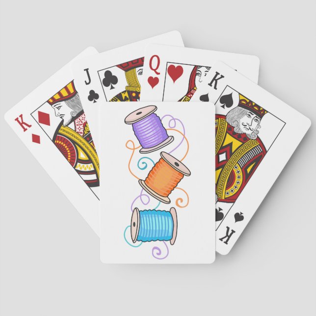 Thread Spools Spielkarten (Rückseite)