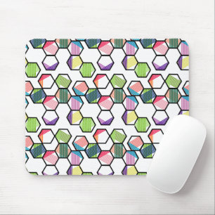 Threaded Hexagons Mousepad
