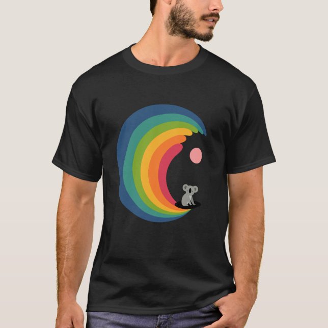 Threadless Andy Westface Dream Surfer Grafik T-Shirt (Vorderseite)