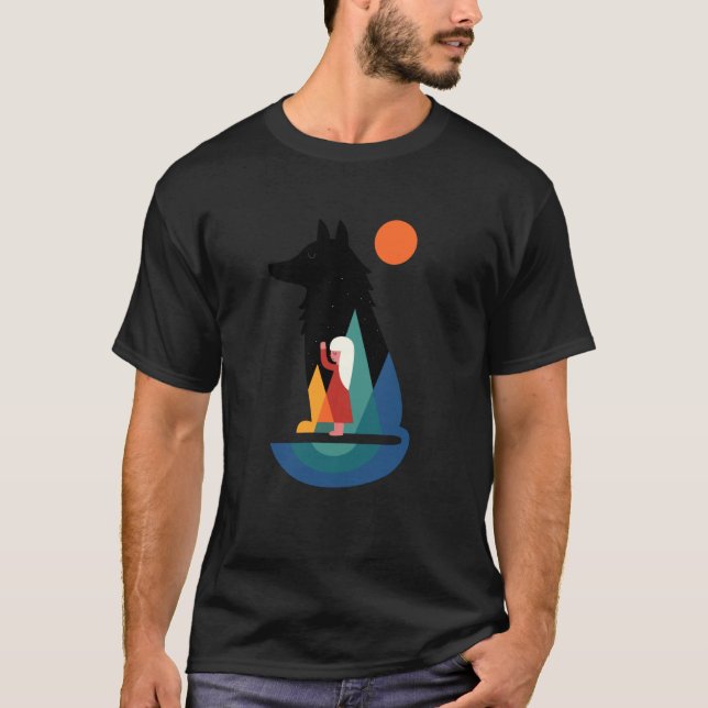 Threadless Andy Westface Grafik vom besten Freund T-Shirt (Vorderseite)