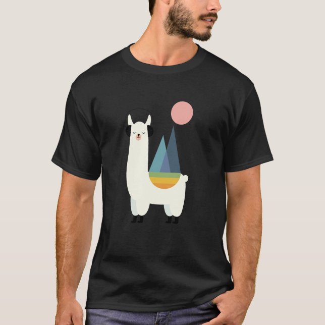Threadless Andy Westface Llamazing Grafik T-Shirt (Vorderseite)